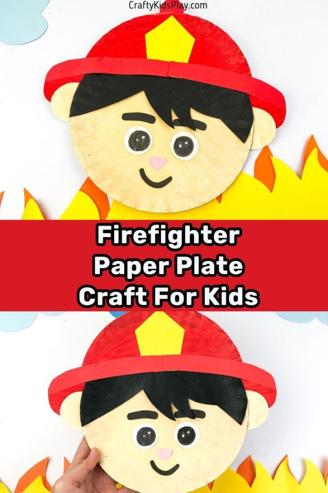 We're all set to celebrate International Firefighters' Day on 4th May with some cool firefighter crafts for kids! Goes well with a lesson on fire safety!