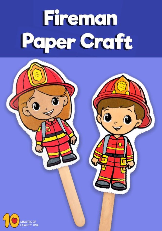 We're all set to celebrate International Firefighters' Day on 4th May with some cool firefighter crafts for kids! Goes well with a lesson on fire safety!