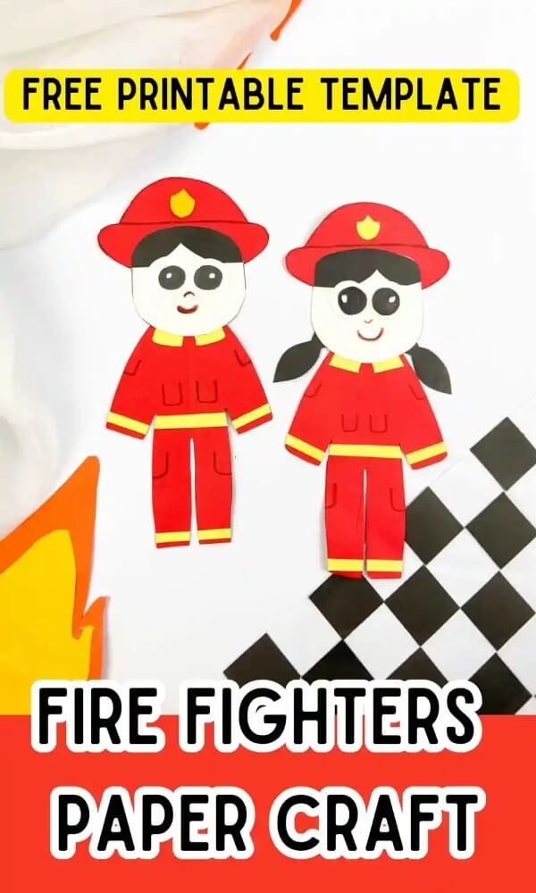We're all set to celebrate International Firefighters' Day on 4th May with some cool firefighter crafts for kids! Goes well with a lesson on fire safety!