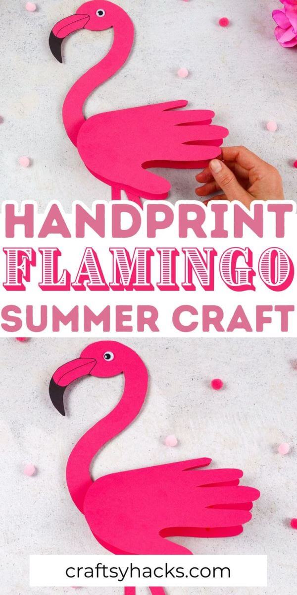 Love flamingos? Then you'll love these fancy Flamingo Crafts for Kids! Enjoy the explosion of pink with flamingos made from paper, felt, pom poms and more!