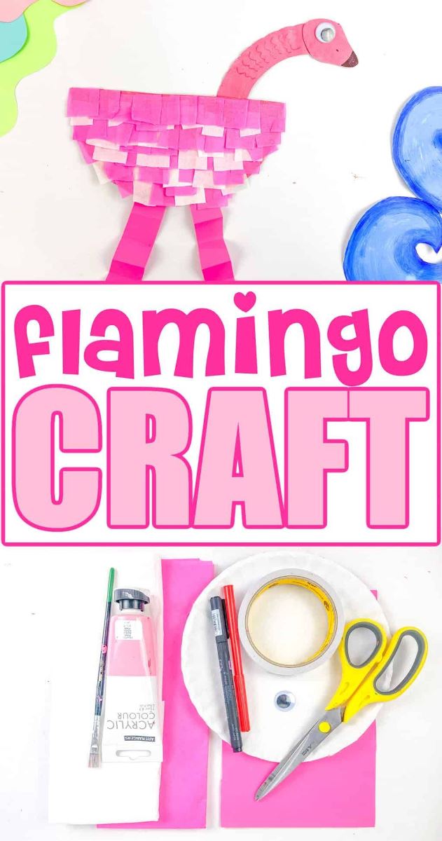 Love flamingos? Then you'll love these fancy Flamingo Crafts for Kids! Enjoy the explosion of pink with flamingos made from paper, felt, pom poms and more!