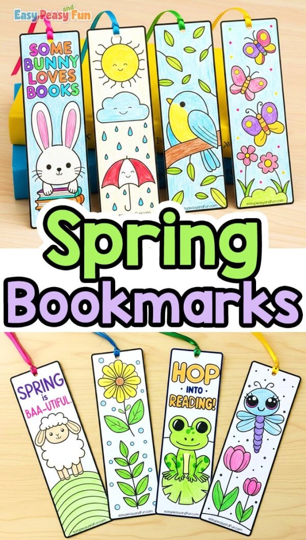 20 Colorful Spring Printables for Kids 21 Welcome Spring with a bunch of colorful spring printables for kids! Stay busy with puzzles, coloring pages, crafts, bookmarks and more!