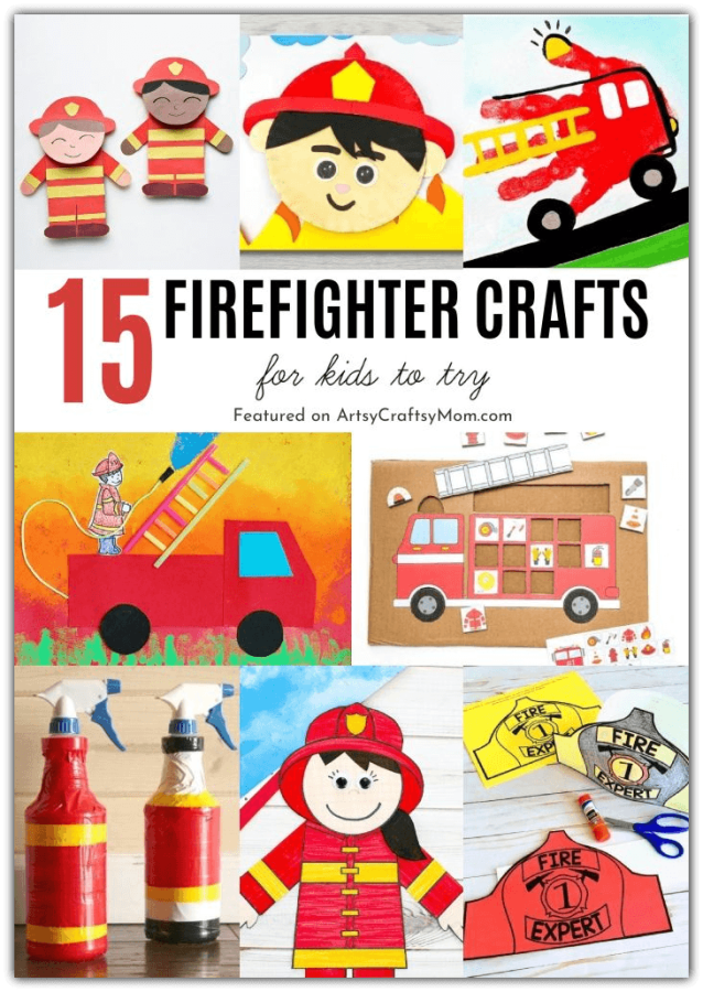 We're all set to celebrate International Firefighters' Day on 4th May with some cool firefighter crafts for kids! Goes well with a lesson on fire safety!