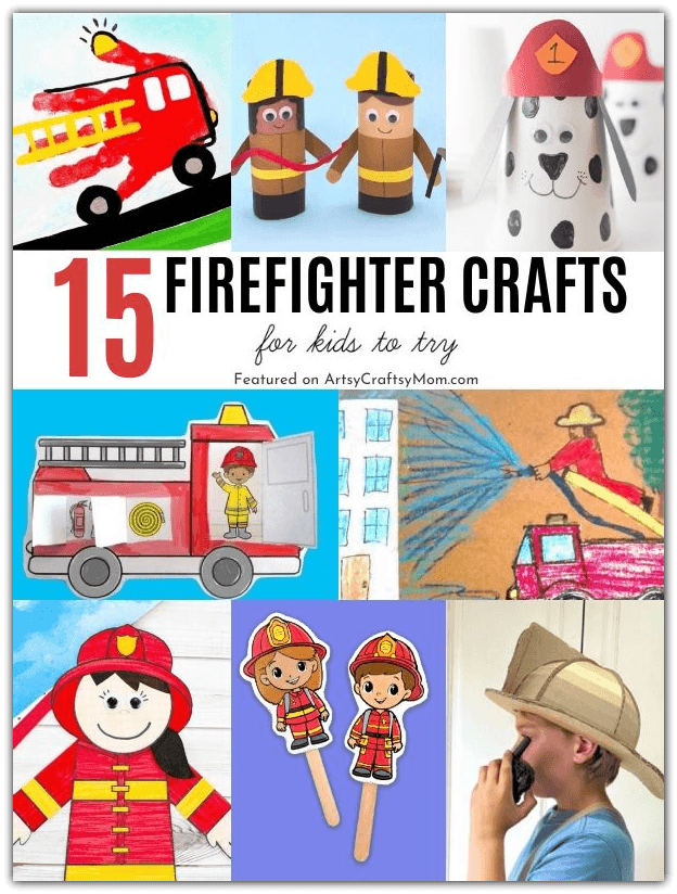 We're all set to celebrate International Firefighters' Day on 4th May with some cool firefighter crafts for kids! Goes well with a lesson on fire safety!