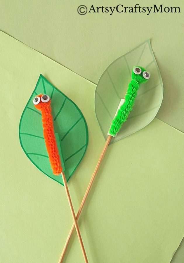 It's always fun to make stuff you can play with, like this easy Moving Pipe Cleaner Caterpillar Craft! A fun project for kids of all ages!