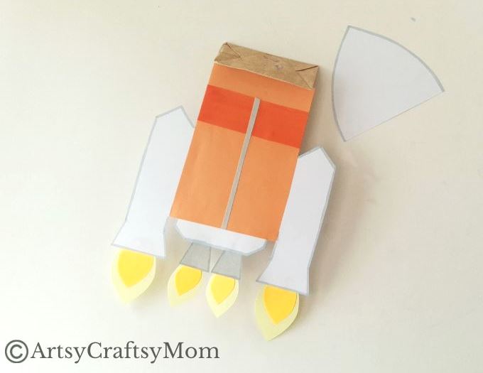 We're celebrating the amazing NASA Artemis II mission with a fun paper bag Artemis II craft! Perfect for National Space Day on May 1st.