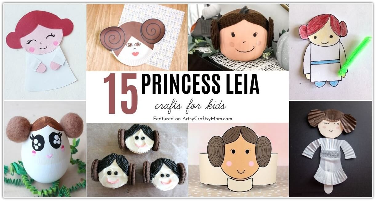 Let's celebrate the Rebel Princess with some awesome Princess Leia crafts for kids to try, just in time for Star Wars Day on 4th May!