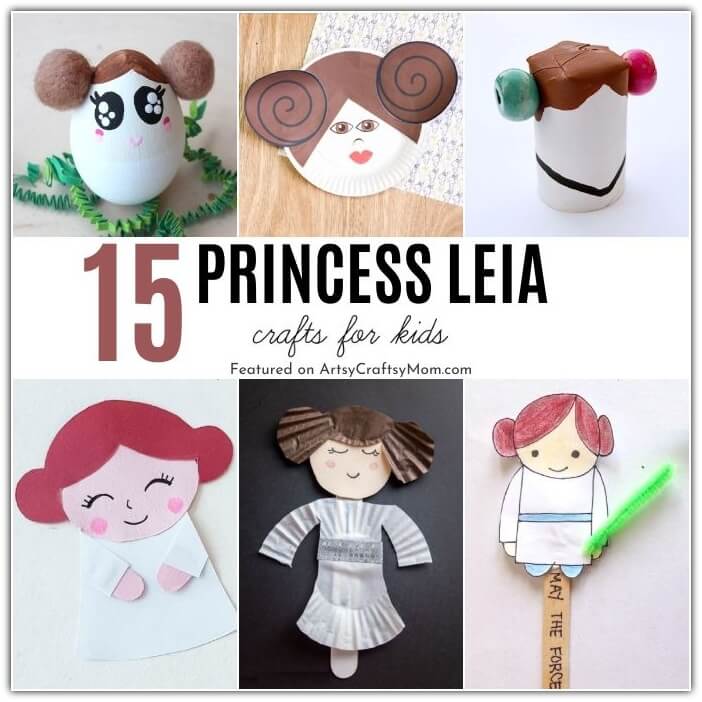 Let's celebrate the Rebel Princess with some awesome Princess Leia crafts for kids to try, just in time for Star Wars Day on 4th May!