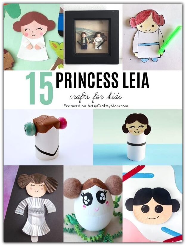 Let's celebrate the Rebel Princess with some awesome Princess Leia crafts for kids to try, just in time for Star Wars Day on 4th May!