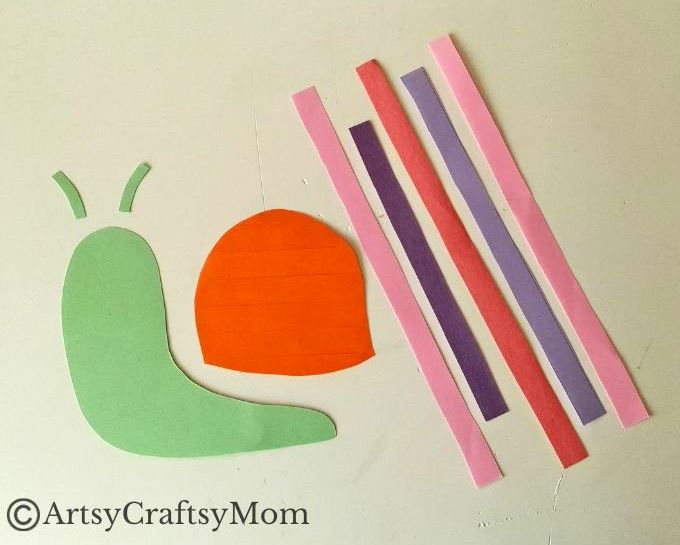 Here's a fun Woven Paper Snail Craft for Kids to help us learn more about the amazing features of the snail shell, while improving motor skills!