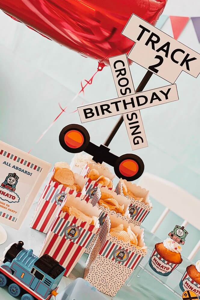 Kids love trains, making it a great party theme! Here are some awesome DIY train party ideas featuring decor, food, cakes, games and more!
