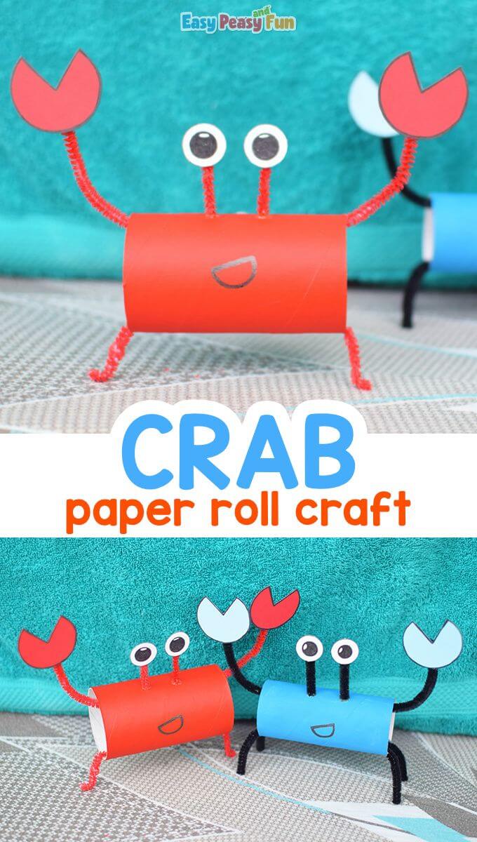 These creative crab crafts for kids are perfect for summer, or for International Horseshoe Crab Day on 20th June! Great for kids of all ages!
