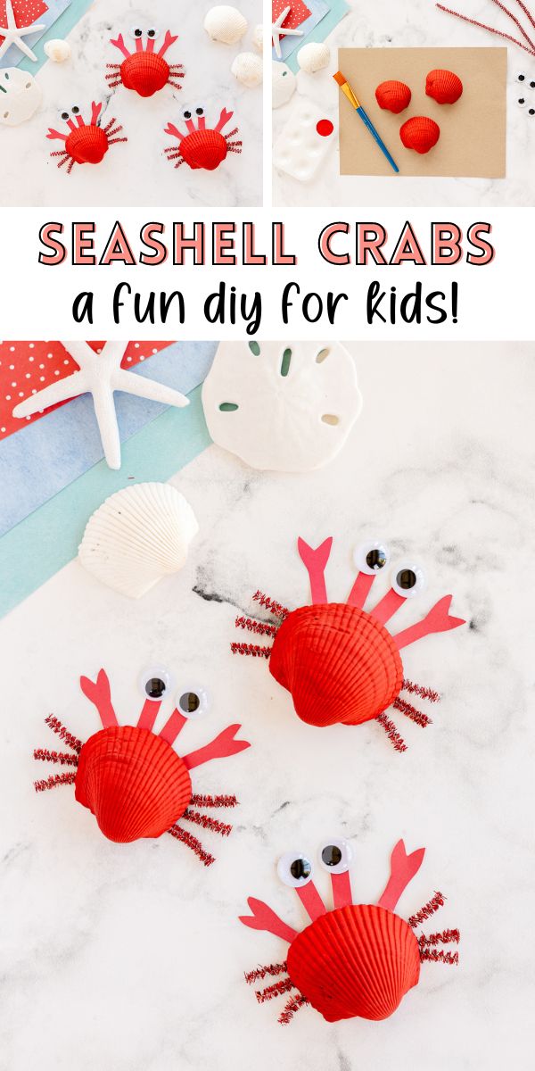 These creative crab crafts for kids are perfect for summer, or for International Horseshoe Crab Day on 20th June! Great for kids of all ages!