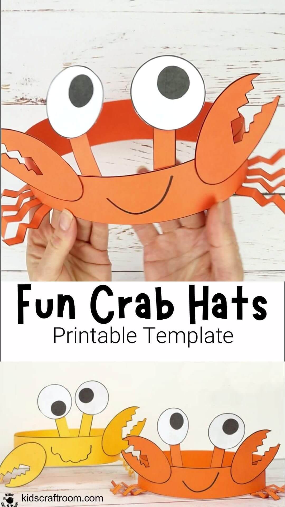 These creative crab crafts for kids are perfect for summer, or for International Horseshoe Crab Day on 20th June! Great for kids of all ages!