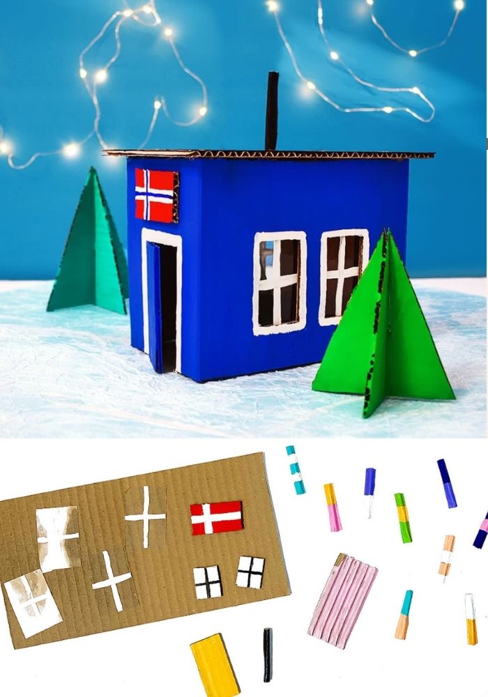 Celebrate Norway's National Day with some interesting Norway Crafts for Kids! Learn about Vikings, fjords, rosemåling and much more!