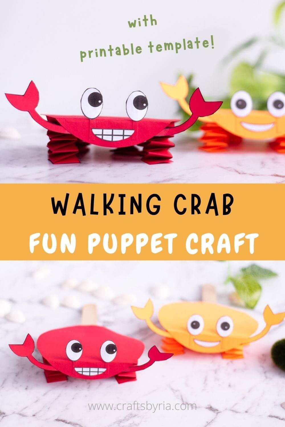 These creative crab crafts for kids are perfect for summer, or for International Horseshoe Crab Day on 20th June! Great for kids of all ages!