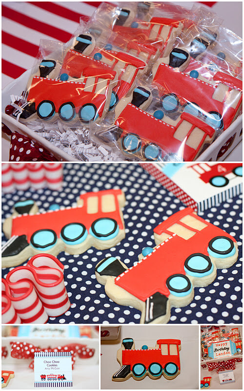 Kids love trains, making it a great party theme! Here are some awesome DIY train party ideas featuring decor, food, cakes, games and more!