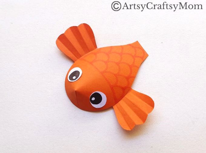 Celebrate National Koi Day on July 7th with a beautiful Koi fish papercraft! This does have a few extra steps, but the end result is totally worth it!