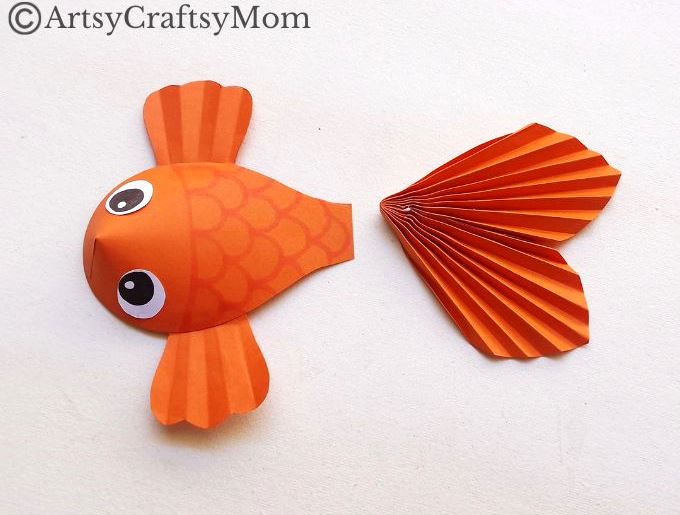Celebrate National Koi Day on July 7th with a beautiful Koi fish papercraft! This does have a few extra steps, but the end result is totally worth it!