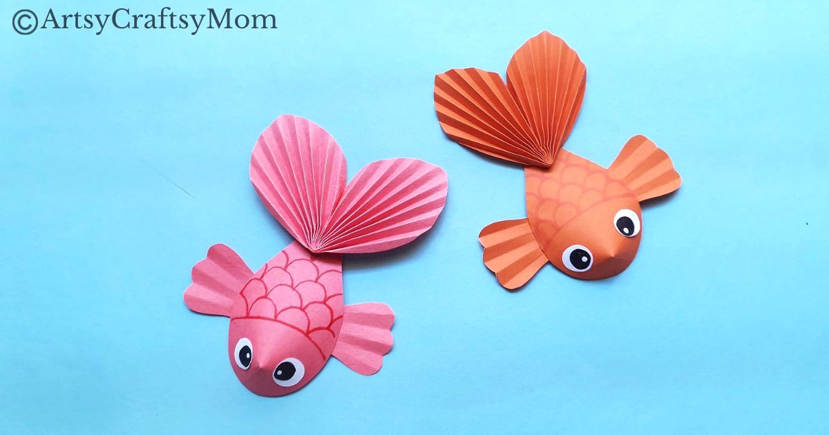 Celebrate National Koi Day on July 7th with a beautiful Koi fish papercraft! This does have a few extra steps, but the end result is totally worth it!