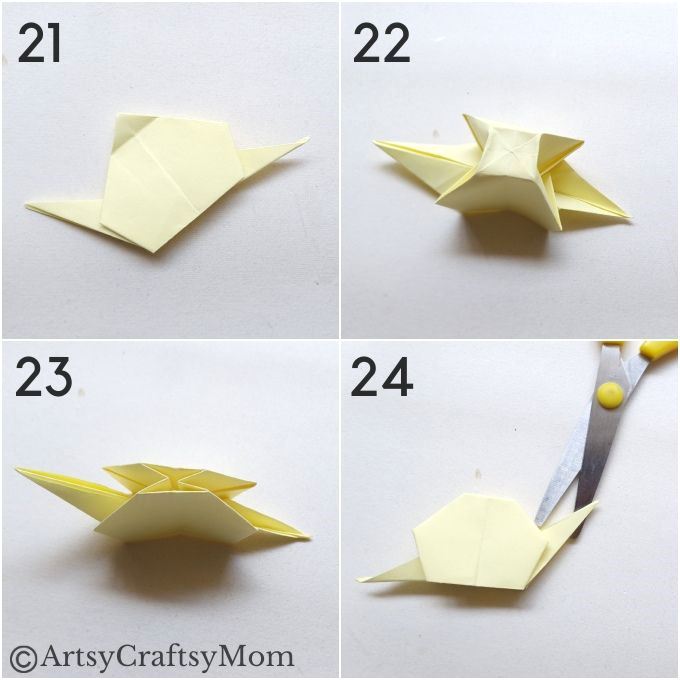 Did you know that you can make a snail simply by folding paper? Here's a fun Origami snail craft that proves you can, with step-by-step pictures!