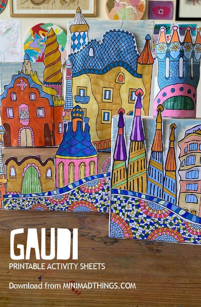 Here are some amazing Antoni Gaudí Art Projects for Kids to help us learn about the artist without whom Barcelona would be incomplete!