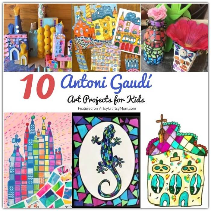 Here are some amazing Antoni Gaudí Art Projects for Kids to help us learn about the artist without whom Barcelona would be incomplete!