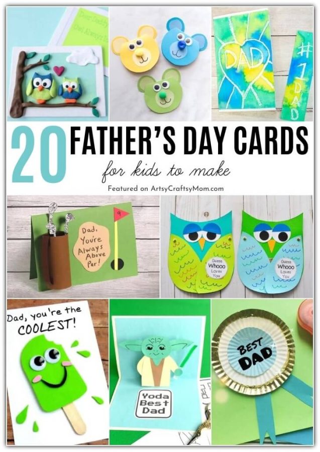 This Father's Day, gift Dad a big smile by giving him a handmade card! Here are some super cute DIY Cards for Father's Day for kids to make.