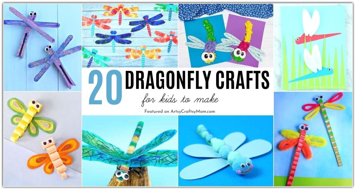 We're all set to celebrate National Dragonfly Day on 12th June with these delightful dragonfly crafts for kids! There's something for every age group!