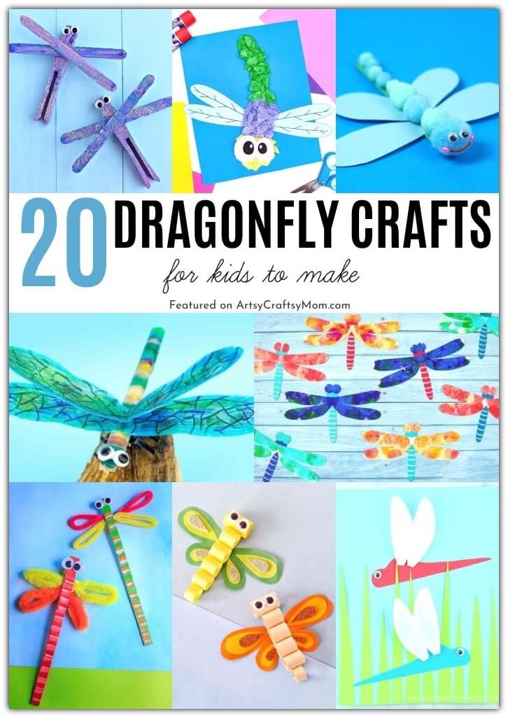 We're all set to celebrate National Dragonfly Day on 12th June with these delightful dragonfly crafts for kids! There's something for every age group!
