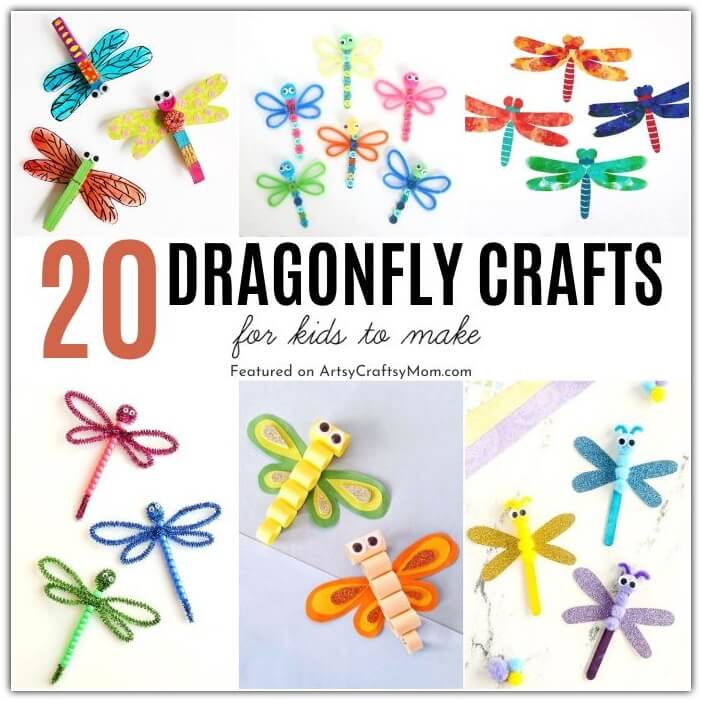We're all set to celebrate National Dragonfly Day on 12th June with these delightful dragonfly crafts for kids! There's something for every age group!
