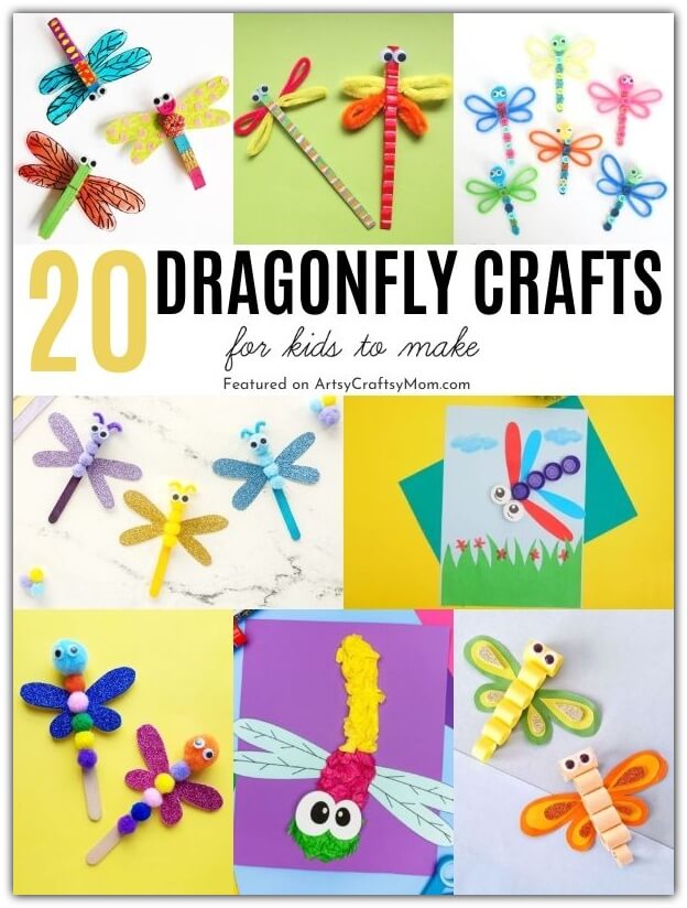 We're all set to celebrate National Dragonfly Day on 12th June with these delightful dragonfly crafts for kids! There's something for every age group!