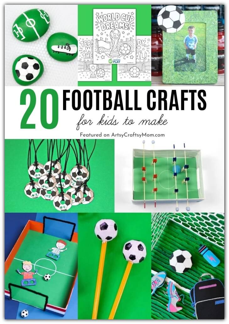 It's World Cup season again, and we're cheering for our favorite team! Take the celebrations up a notch with these fun football crafts for kids!