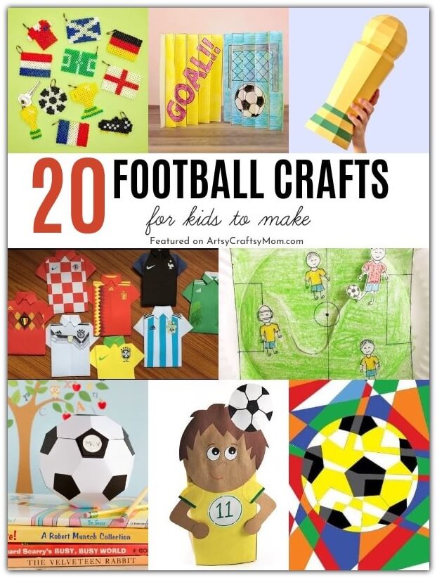 It's World Cup season again, and we're cheering for our favorite team! Take the celebrations up a notch with these fun football crafts for kids!