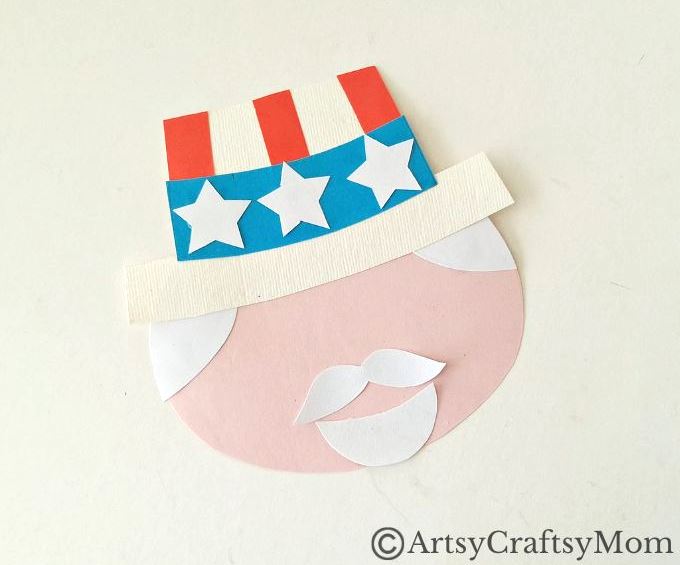 If you're planning a puppet show for the 4th of July, you have to try this fun paper bag Uncle Sam craft! All you need is a paper bag and craft paper!