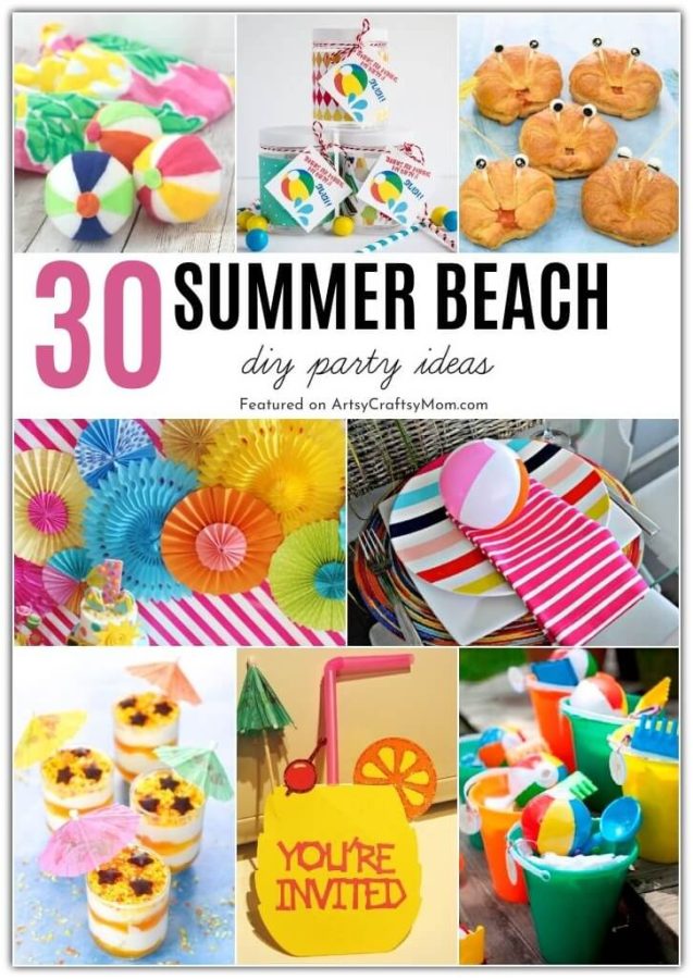 If you're looking for a season-appropriate party idea, check out our fun summer beach party ideas!! We've got decor, food, games and more!