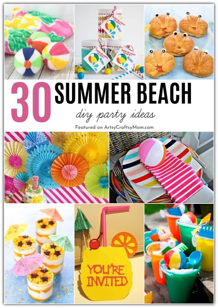 If you're looking for a season-appropriate party idea, check out our fun summer beach party ideas!! We've got decor, food, games and more!