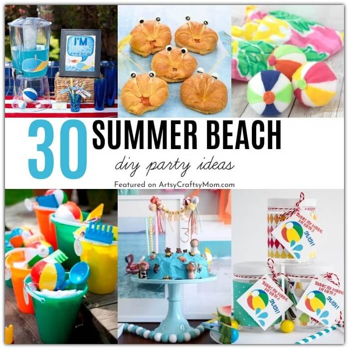 If you're looking for a season-appropriate party idea, check out our fun summer beach party ideas!! We've got decor, food, games and more!