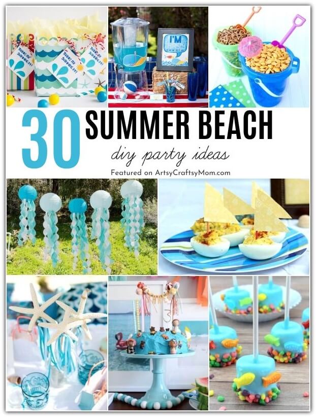 If you're looking for a season-appropriate party idea, check out our fun summer beach party ideas!! We've got decor, food, games and more!