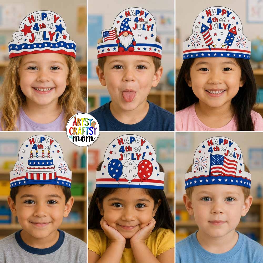 Printable 4th of July Headbands for Kids 2 Printable 4th of July Headbands for Kids - Image 2
