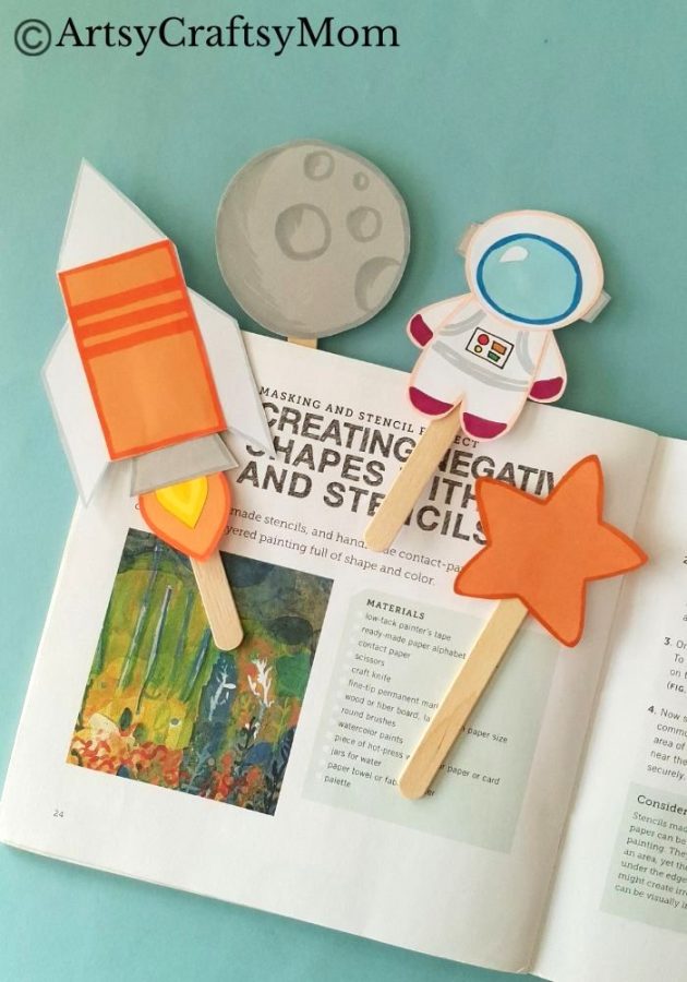Have fun learning about rockets and spaceships as you make this fun Artemis II bookmarks papercraft! Perfect for books about outer space!