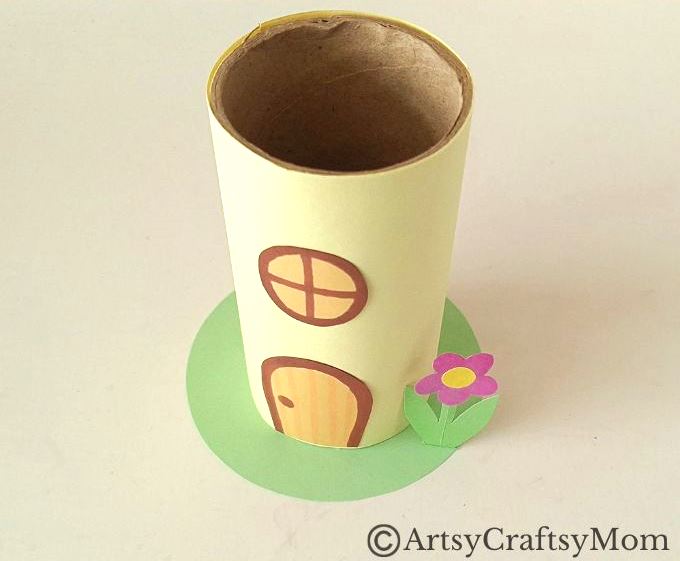 Toilet Paper Roll Fairy House Craft 25 This toilet paper roll fairy house is probably the cutest thing you'll see today! And the best part is that all you need are basic craft supplies!