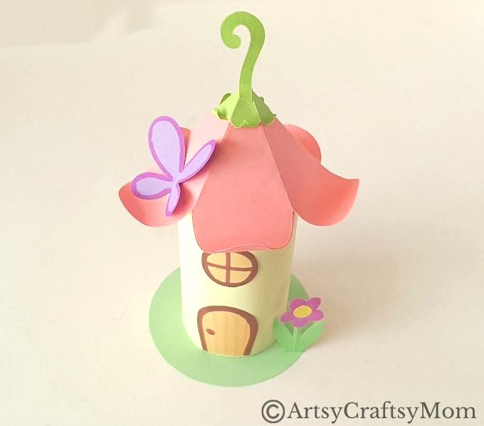 Toilet Paper Roll Fairy House Craft 26 This toilet paper roll fairy house is probably the cutest thing you'll see today! And the best part is that all you need are basic craft supplies!
