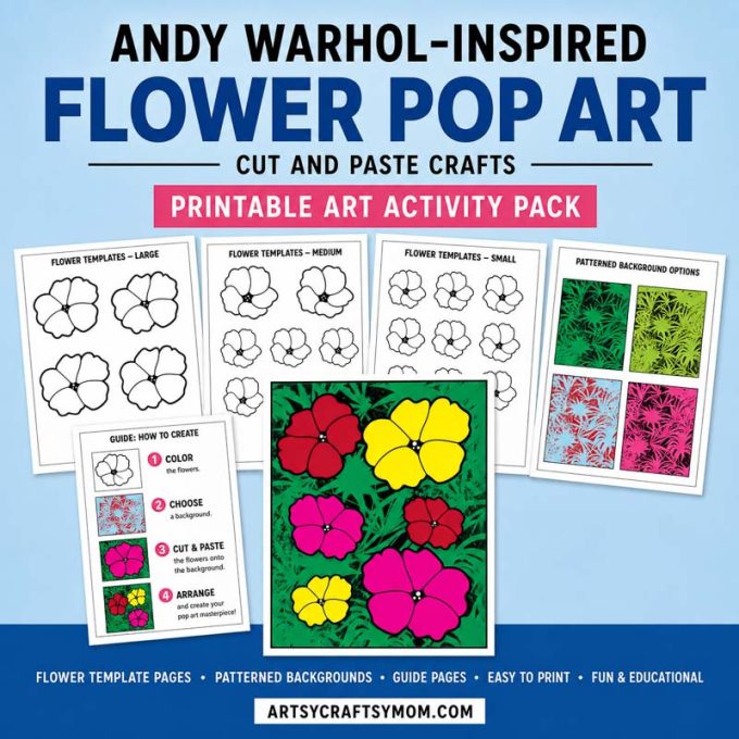 Andy Warhol Flower Pop Art v.26