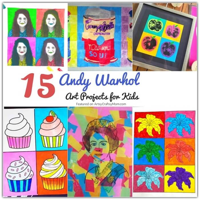 Artist Andy Warhol was an interesting individual and his works reflect his personal quirks! Learn more about him with some fun Warhol projects for kids.