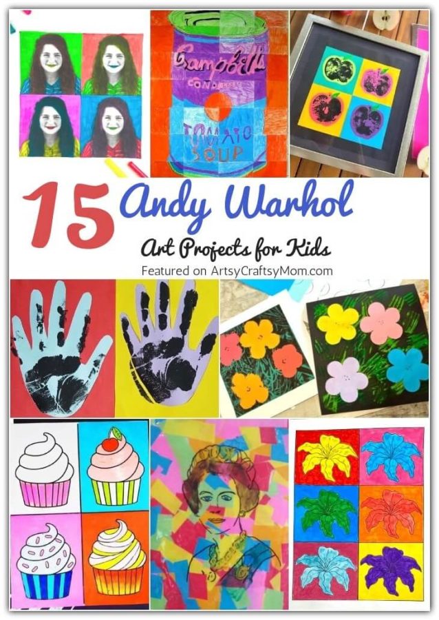 Artist Andy Warhol was an interesting individual and his works reflect his personal quirks! Learn more about him with some fun Warhol projects for kids.