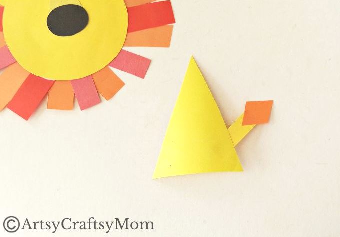 This lion shape papercraft is a two-in-one project for little kids, where they can learn about lions and about shapes, while having fun!
