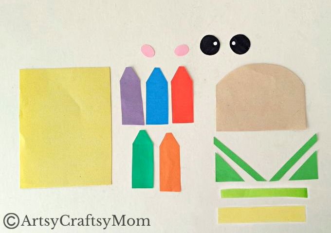 We've got the perfect Back to School project for you - a cute little notebook and crayons paper bag craft! Comes with a printable template!