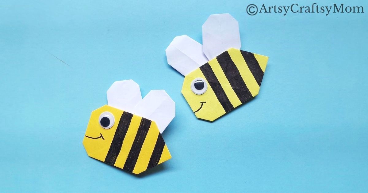 The world has woken up to the importance of bees in our ecosystem - and we're glad! Let's spread more awareness with an Origami bee craft!