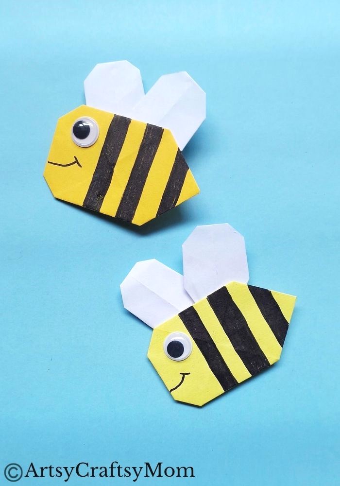The world has woken up to the importance of bees in our ecosystem - and we're glad! Let's spread more awareness with an Origami bee craft!